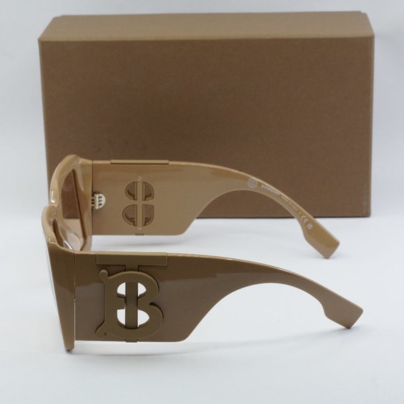 FINAL PRICE NEW BURBERRY BE4406U 399073 BEIGE LIGHT BROWN SUNGLASSES - Picture 5 of 11